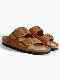 Pantoletten "Calen" in Braun