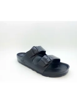 Pantoletten für Herren in Schwarz