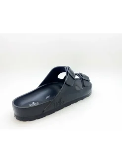 Pantoletten für Herren in Schwarz