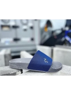 Pantoletten für Herren in blau