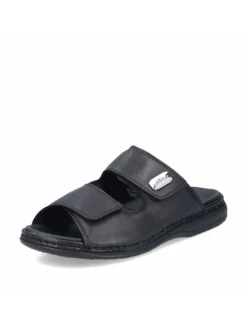 Pantoletten für Herren in schwarz