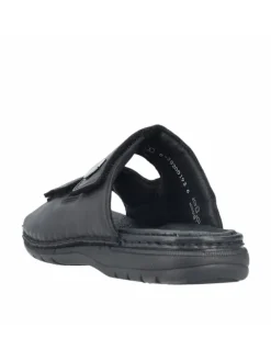 Pantoletten für Herren in schwarz