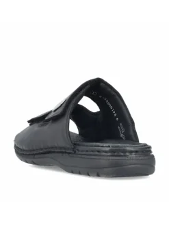 Pantoletten für Herren in schwarz