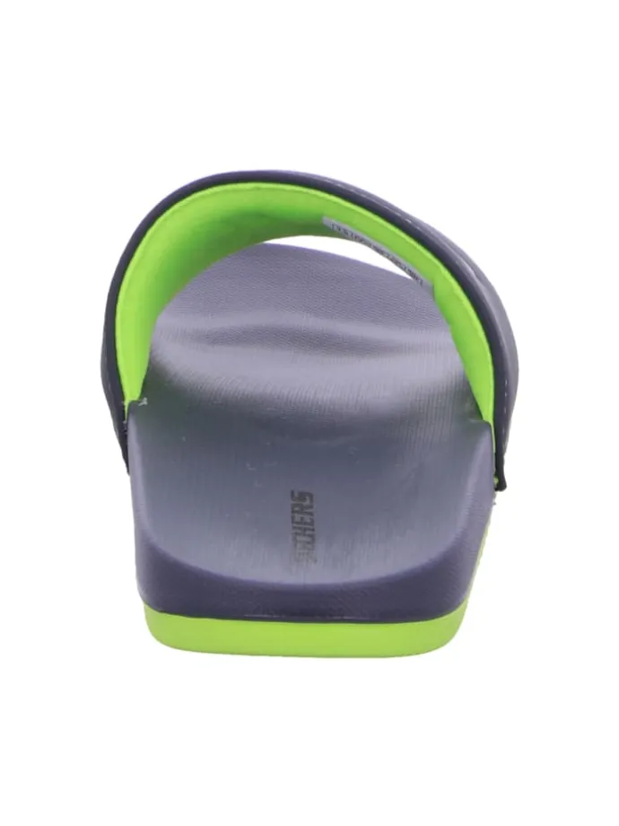 Pantoletten GAMBIX lll - GRAYLER in charcoal/lime