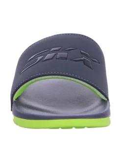 Pantoletten GAMBIX lll - GRAYLER in charcoal/lime