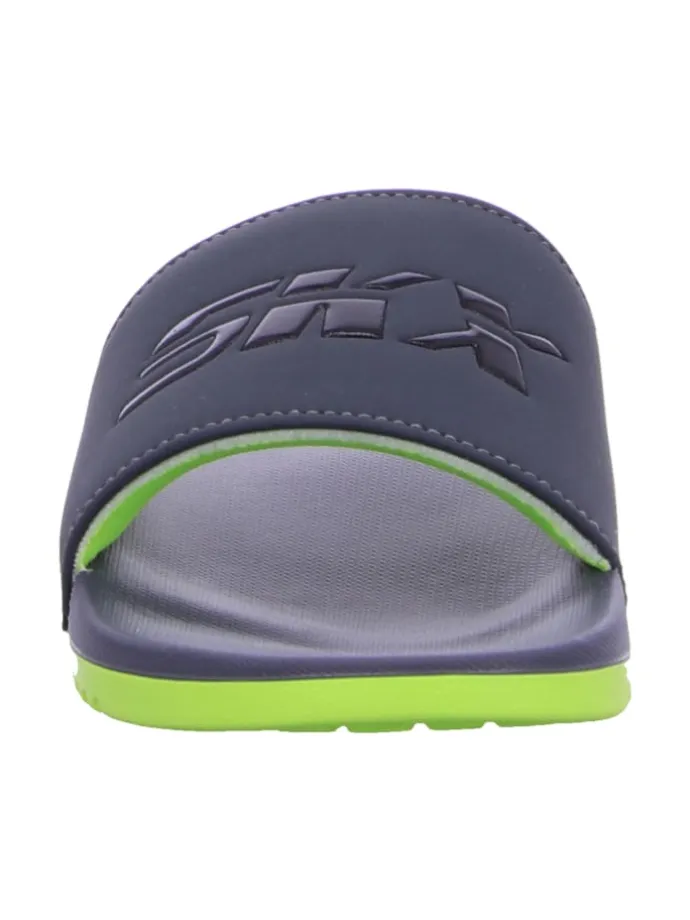 Pantoletten GAMBIX lll - GRAYLER in charcoal/lime