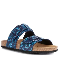 Pantoletten "Ghita" in Blau