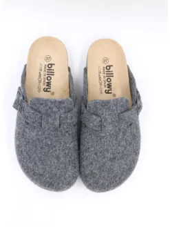 Pantoletten HOME FANTASY in grau