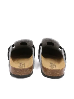 Pantoletten HOME FANTASY in grau