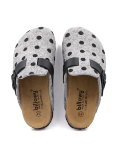 Pantoletten HOME FANTASY in grau