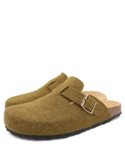 Pantoletten HOME FANTASY in oliv