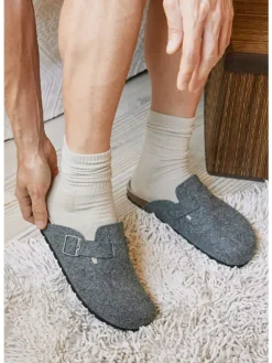 Pantoletten HOME FANTASY in grau