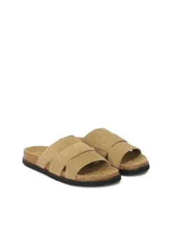 Pantoletten in Beige