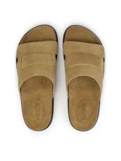 Pantoletten in Beige