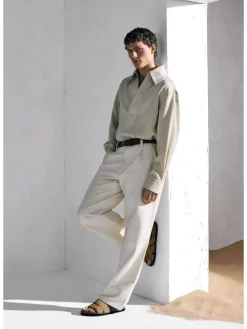 Pantoletten in Beige