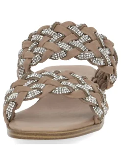 Pantoletten in Beige