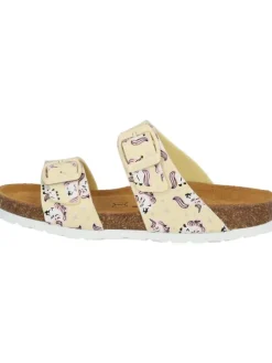 Pantoletten in Beige (Sesame)