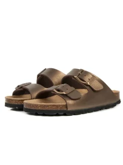 Pantoletten in Braun