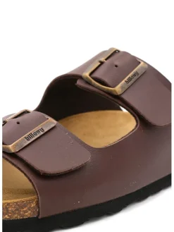 Pantoletten in Braun