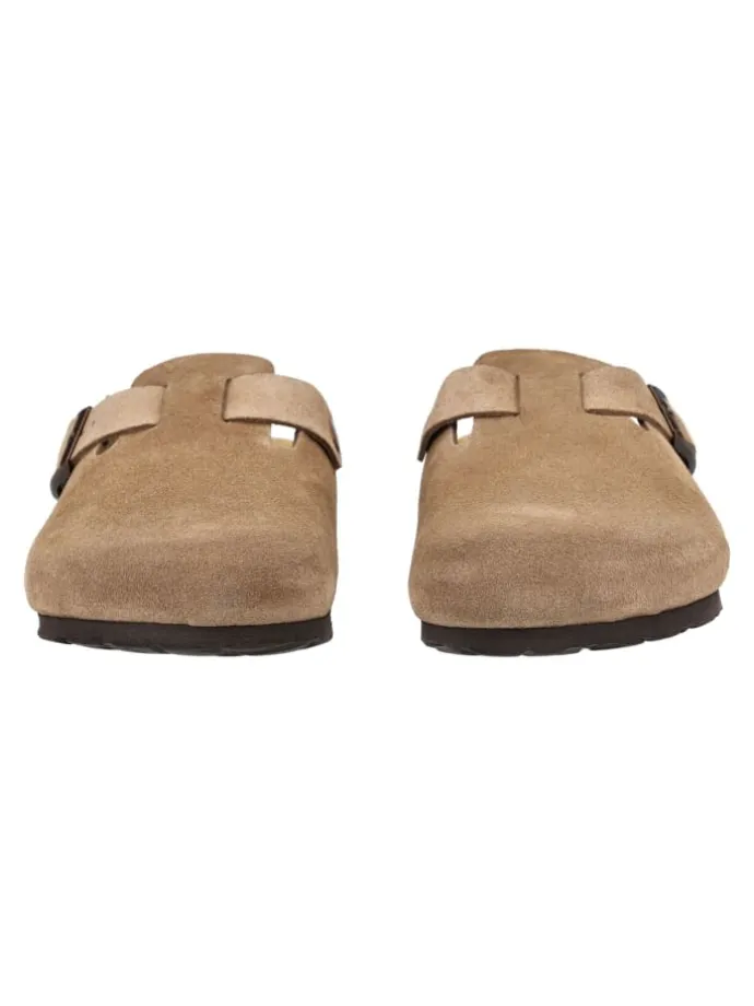 Pantoletten in Camel