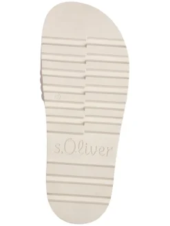 Pantoletten in Creme