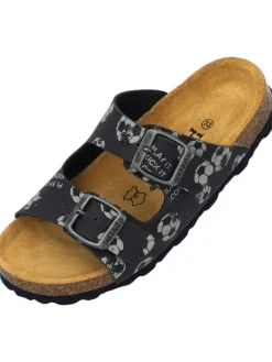 Pantoletten in dunkelblau 20-4584