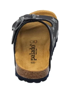 Pantoletten in dunkelblau 20-4584