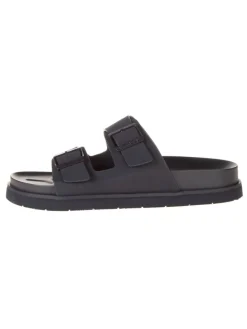 Pantoletten in Dunkelblau