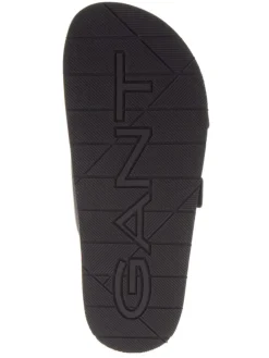 Pantoletten in Dunkelblau