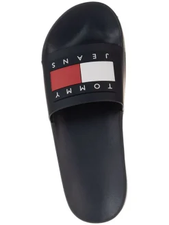 Pantoletten in Dunkelblau