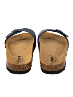 Pantoletten in Dunkelblau