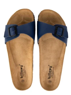 Pantoletten in Dunkelblau