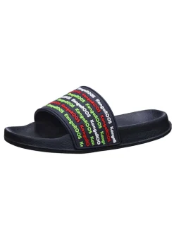 Pantoletten in Dunkelblau