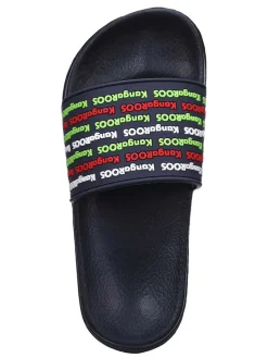 Pantoletten in Dunkelblau