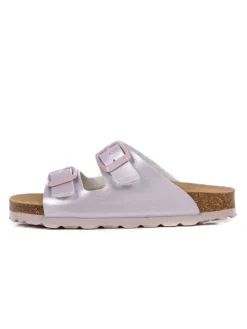 Pantoletten in Flieder