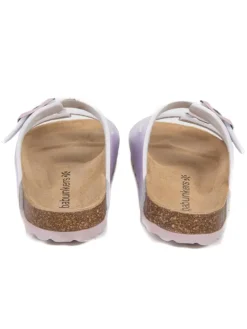 Pantoletten in Flieder