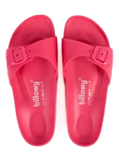 Pantoletten in Fuchsia