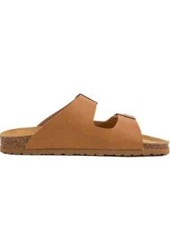 Pantoletten in Hellbraun