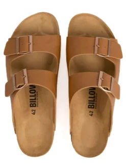 Pantoletten in Hellbraun