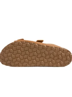 Pantoletten in Hellbraun