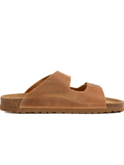 Pantoletten in Hellbraun