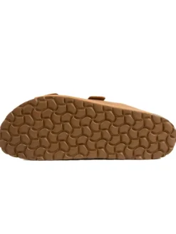 Pantoletten in Hellbraun