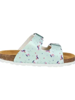 Pantoletten in hellgrün 20-5498