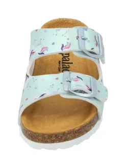 Pantoletten in hellgrün 20-5498