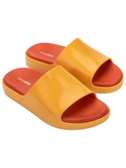 Pantoletten in Orange