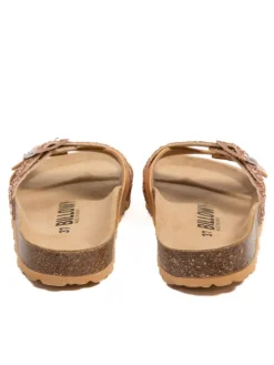 Pantoletten in Rosegold