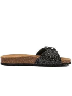 Pantoletten in Schwarz