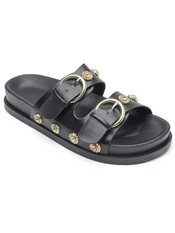 Pantoletten in Schwarz