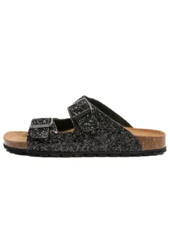 Pantoletten in Schwarz