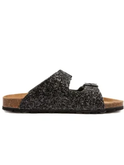 Pantoletten in Schwarz